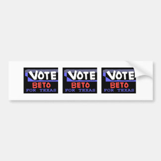 Pegatina Para Coche Vote Beto Por Texas Bumper Sticker