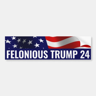Pegatina Para Coche Vote Felonioso Trump 2024