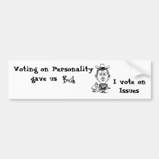 Pegatina Para Coche Vote los problemas