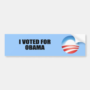PEGATINA PARA COCHE VOTÉ POR OBAMA