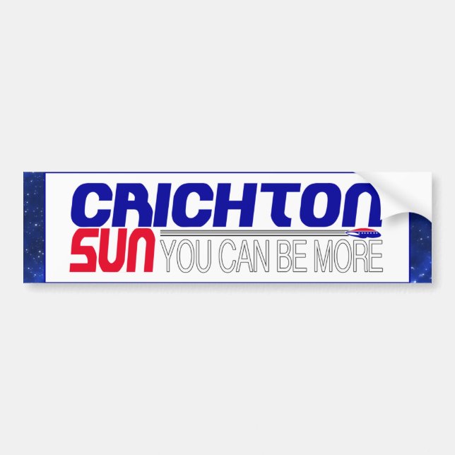 Pegatina Para Coche Voto Crichton Sun (Frente)