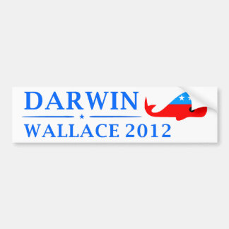 Pegatina Para Coche Voto Darwin y Wallace en 2012