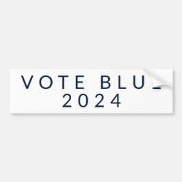 Pegatina Para Coche Voto minimalista azul Kamala Harris 2024