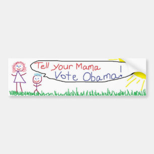 Pegatina Para Coche voto obama
