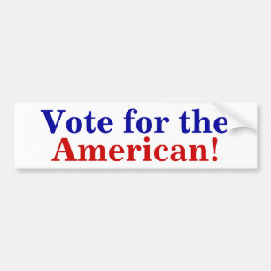 Pegatina Para Coche Voto para el americano