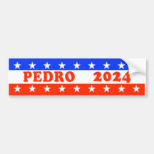 Voto por Pedro 2024 Divertido político