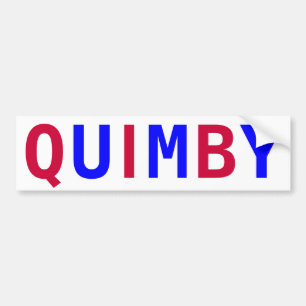 Pegatina Para Coche Voto Quimby para el alcalde