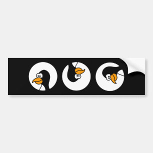 Pegatina Para Coche Vueltas del pingüino en círculos