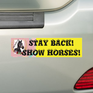 PEGATINA PARA COCHE ¡VUELVE! ¡MOSTRAR CABALLOS!