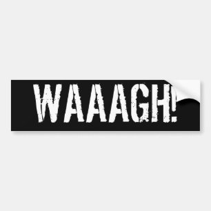 PEGATINA PARA COCHE ¡WAAAGH!