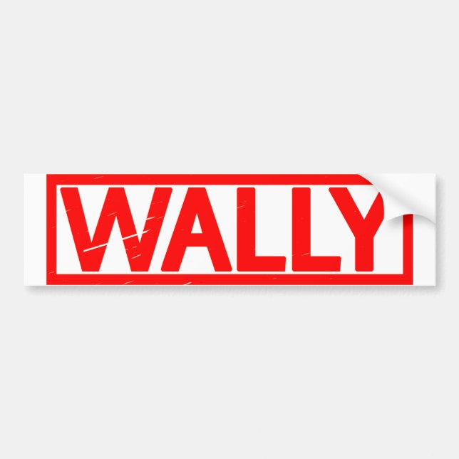 Pegatina Para Coche Wally Stamp (Frente)