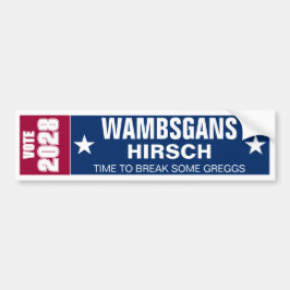 Pegatina Para Coche Wambsgans e Hirsch para 2028