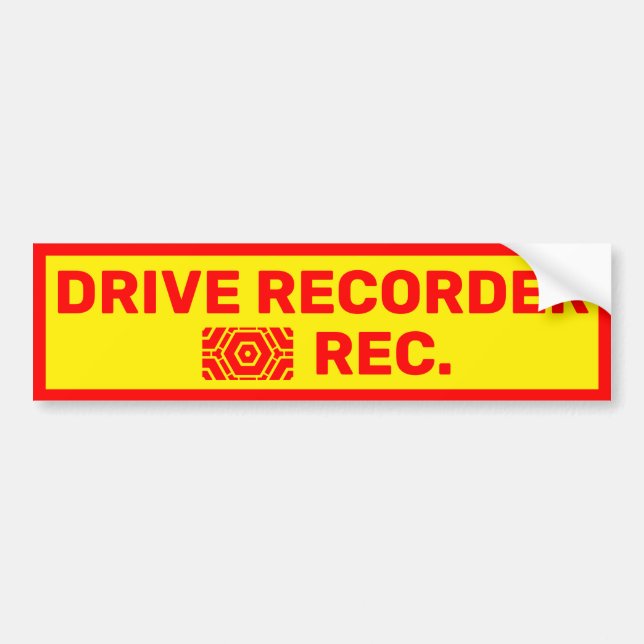 Pegatina Para Coche Warning Sticker (Frente)