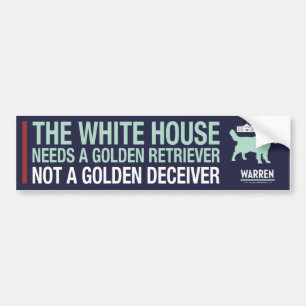 Pegatina Para Coche Warren 2020 - Bailey - golden retriever