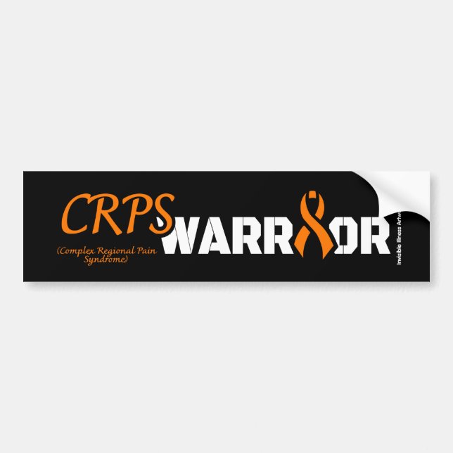 PEGATINA PARA COCHE WARRIOR...CRPS (Frente)