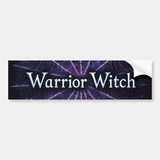 Pegatina Para Coche WarriorWitch (Frente)