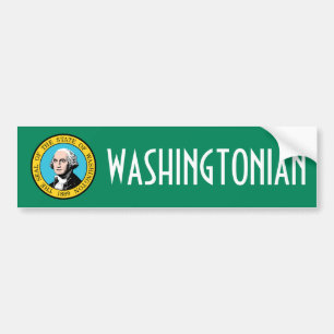 Pegatina Para Coche Washington, EE.UU.