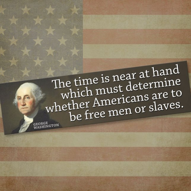 Pegatina Para Coche Washington: El tiempo está cerca de lo cual... (Subido por el creador)