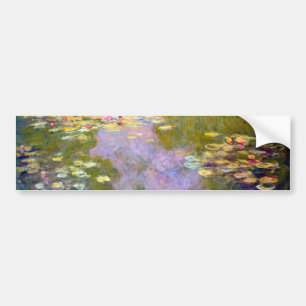 Pegatina Para Coche Water Lily Pond en Giverny, Claude Monet