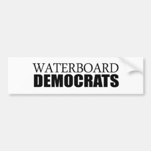 Pegatina Para Coche Waterboard Demócratas