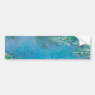 Pegatina Para Coche Waterlilies por la pintura Bella Artes de Claude M