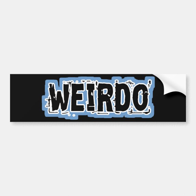 PEGATINA PARA COCHE WEIRDO (Frente)