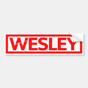 Pegatina Para Coche Wesley Stamp