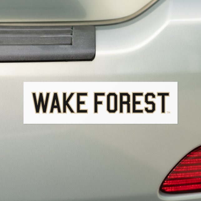 Pegatina Para Coche WFU | Bosque Wake (en coche)