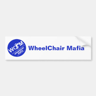 Pegatina Para Coche WheelChair Mafia bumper sticker