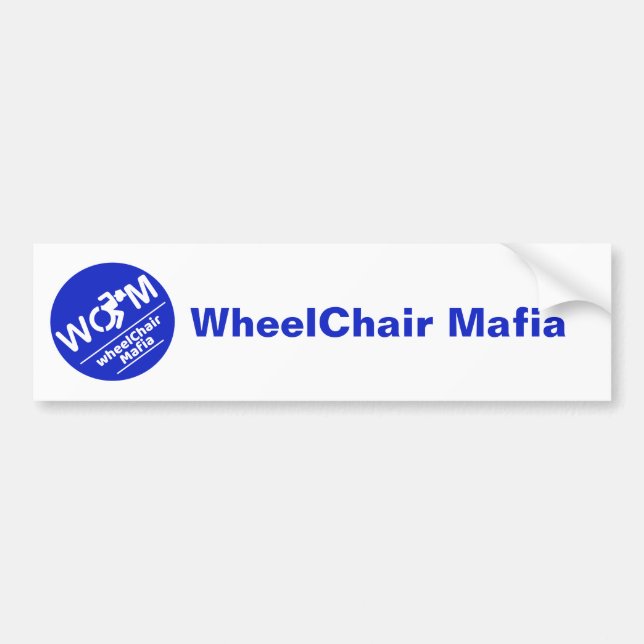 Pegatina Para Coche WheelChair Mafia bumper sticker (Frente)
