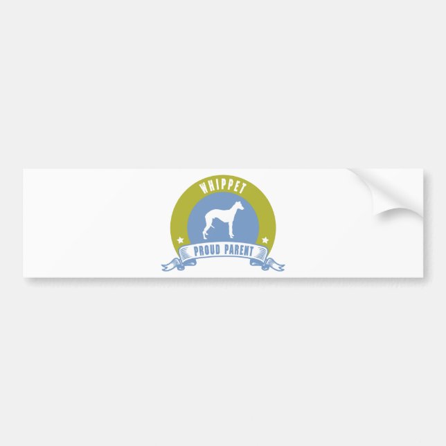 Pegatina Para Coche Whippet (Frente)