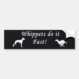 Pegatina Para Coche Whippets ayuna