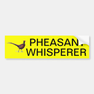 PEGATINA PARA COCHE WHISPERER DEL FAISÁN