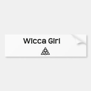Pegatina Para Coche Wicca Chica