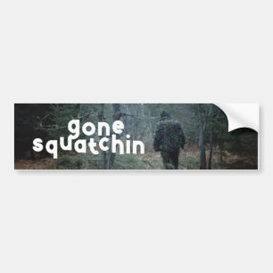 Pegatina Para Coche Wild Fun out Gone Squatchin yeti Bigfoot sasquatch