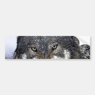 Pegatina Para Coche Wild Wolf