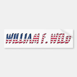 Pegatina Para Coche William F. Weld Candidato presidencial 2020