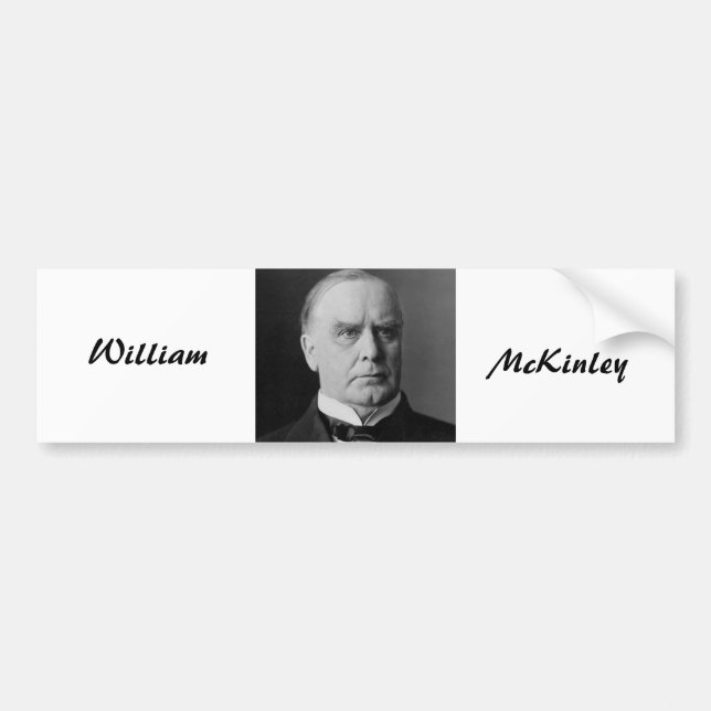 Pegatina Para Coche William Mckinley (Frente)