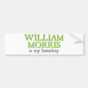 Pegatina Para Coche William Morris es mi Homeboy