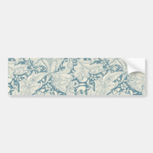 Pegatina Para Coche William Morris Wallflower damasco azul floral