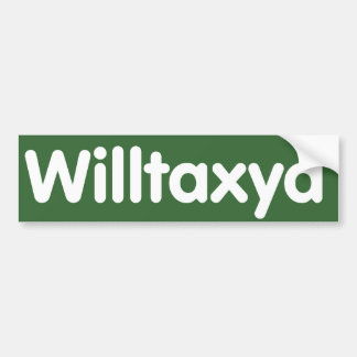 Pegatina Para Coche Willtaxya - se ha retitulado Wakulla