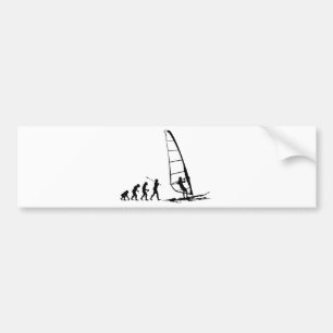 Pegatina Para Coche Windsurfer