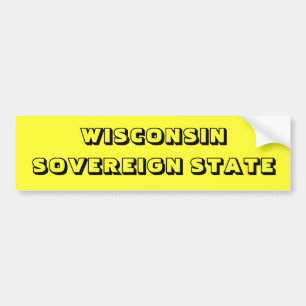 PEGATINA PARA COCHE WISCONSIN