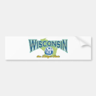 Pegatina Para Coche Wisconsin