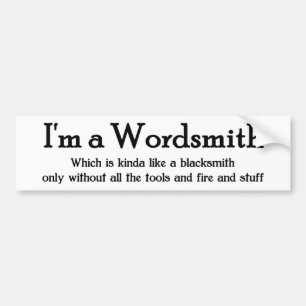 Pegatina Para Coche Wordsmith