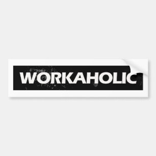 Pegatina Para Coche Workaholic