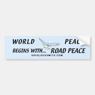Pegatina Para Coche WORLDPEACEbegins