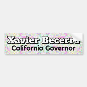 Pegatina Para Coche Xavier Becerra Gobernador de California
