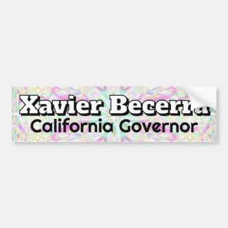 Pegatina Para Coche Xavier Becerra Gobernador de California