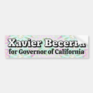 Pegatina Para Coche Xavier Becerra para gobernador de California 